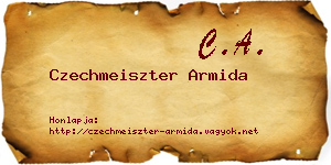 Czechmeiszter Armida névjegykártya